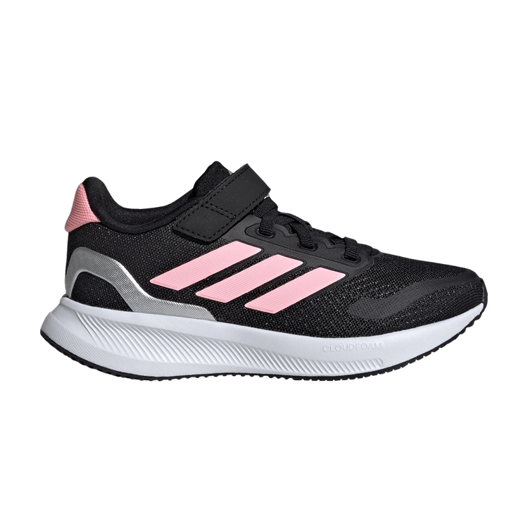 Adidas Runfalcon 5 C 'Black Pink Spark' — Core Black/Pink Spark/Silver Metallic