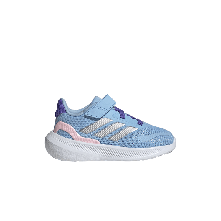 Adidas Runfalcon 5 I 'Glow Blue Silver Pink' — Glow Blue/Silver Metallic/Clear Pink
