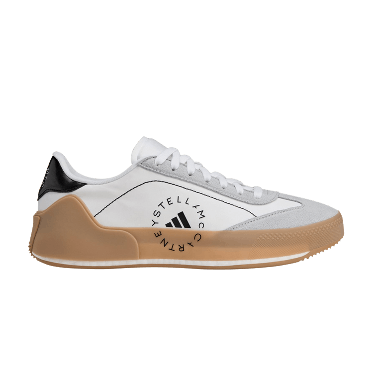Stella McCartney x adidas Wmns Court Boost 'White Charcoal Gum' — Cloud White/Charcoal/Core Black