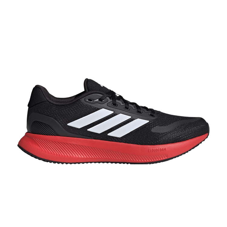Adidas Runfalcon 5 'Black White Bright Red' — Core Black/Cloud White/Bright Red