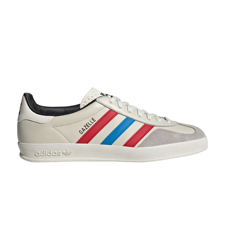 adidas Gazelle Indoor 'Chalk Scarlet Blue' — Chalk White/Better Scarlet/Core Black