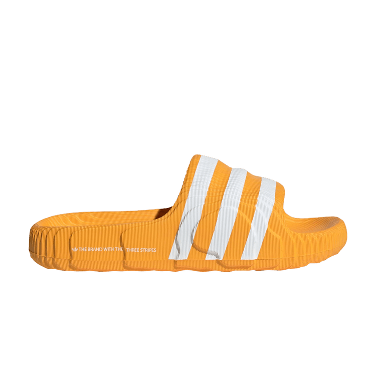 Adidas Adilette 22 Slide 'Crew Yellow' — Crew Yellow/Cloud White/Cloud White