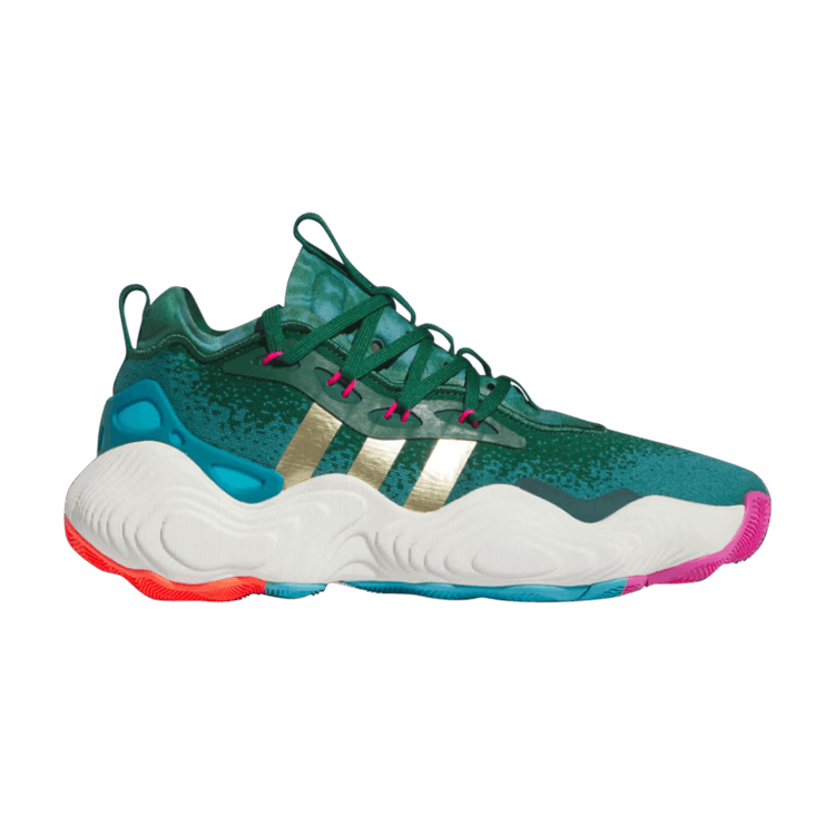 adidas Trae Young 3 ''96 Olympics' — Team Dark Green/Gold Metallic/Arctic Fusion
