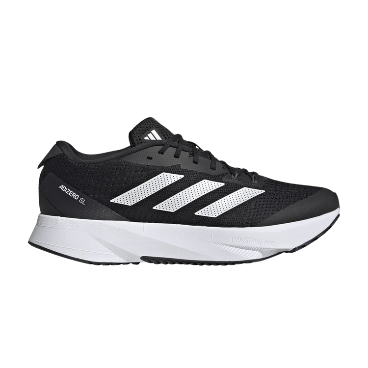 Adidas Adizero SL Wide 'Black White' — Core Black/Cloud White/Carbon