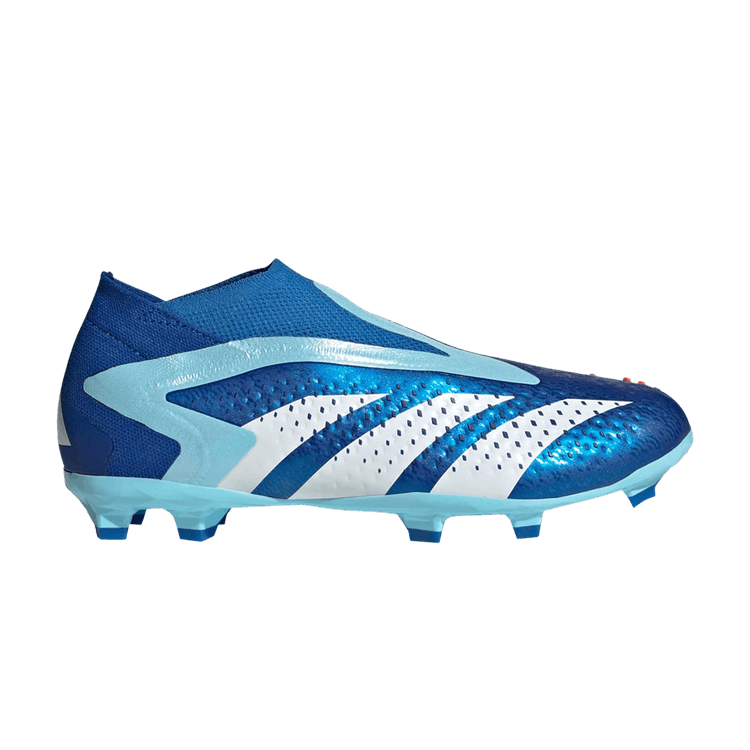 Adidas Predator Accuracy+ FG J 'Marinerush Pack' — Bright Royal/Cloud White/Bliss Blue