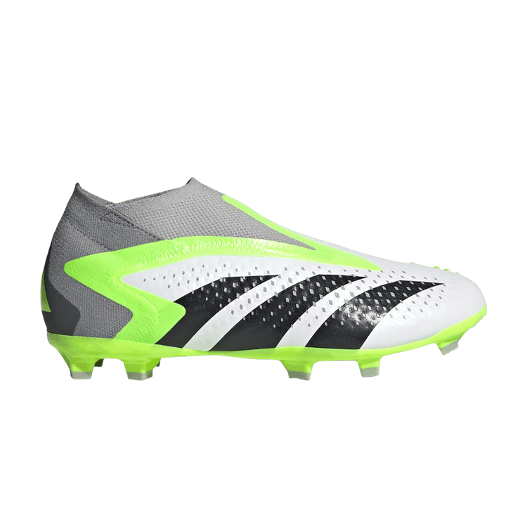 Adidas Predator Accuracy+ FG J 'Crazyrush Pack' — Cloud White/Core Black/Lucid Lemon