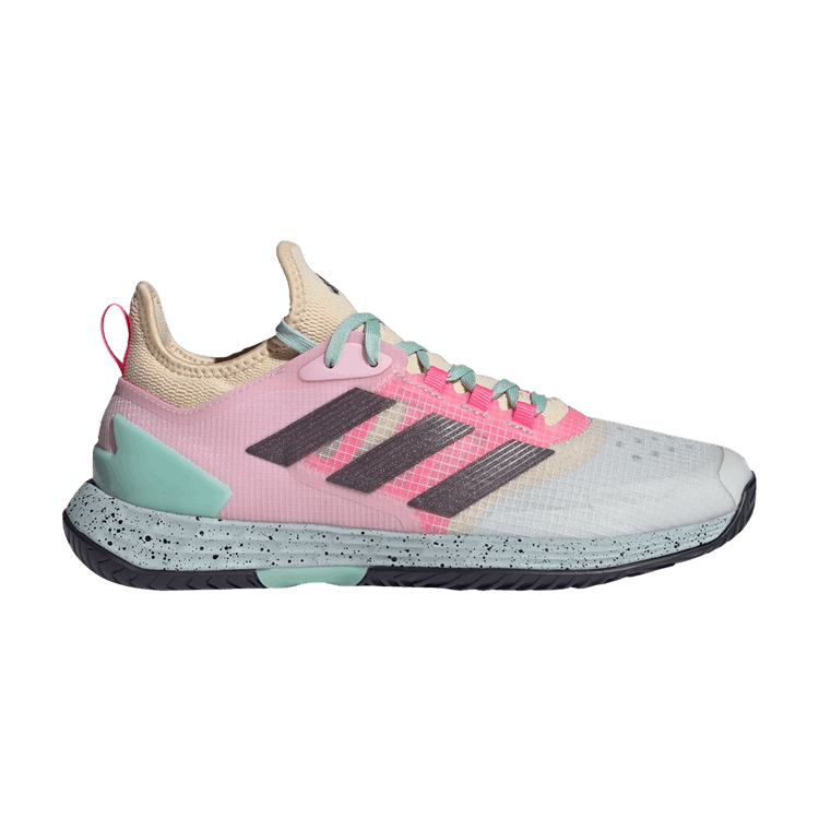Adidas Adizero Ubersonic 4 'Crystal White Semi Flash Aqua' — Crystal White/Aurora Metallic/Semi Flash Aqua