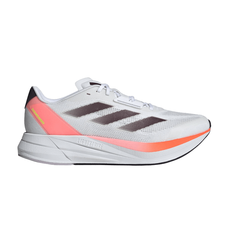 Adidas Duramo Speed 'White Solar Red' — Cloud White/Aurora Metallic/Solar Red