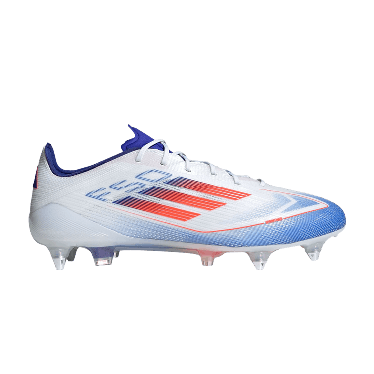 adidas Adizero F50 Elite SG 'Advancement Pack' — Cloud White/Solar Red/Lucid Blue