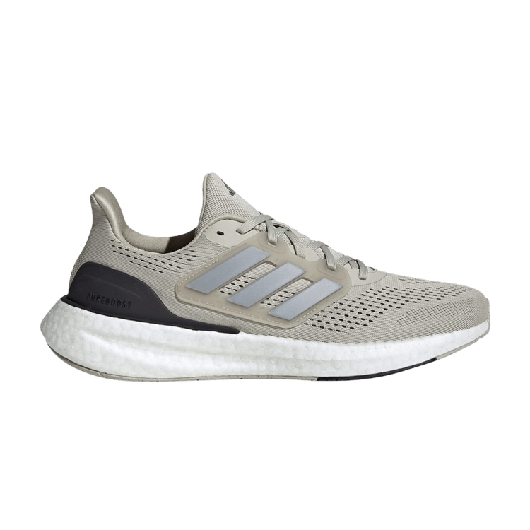 adidas PureBoost 23 'Putty Grey Black' — Putty Grey/Silver Metallic/Core Black
