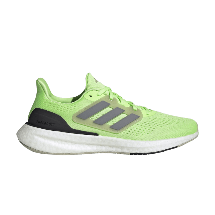 Adidas PureBoost 23 'Green Spark' — Green Spark/Iron Metallic/Putty Grey