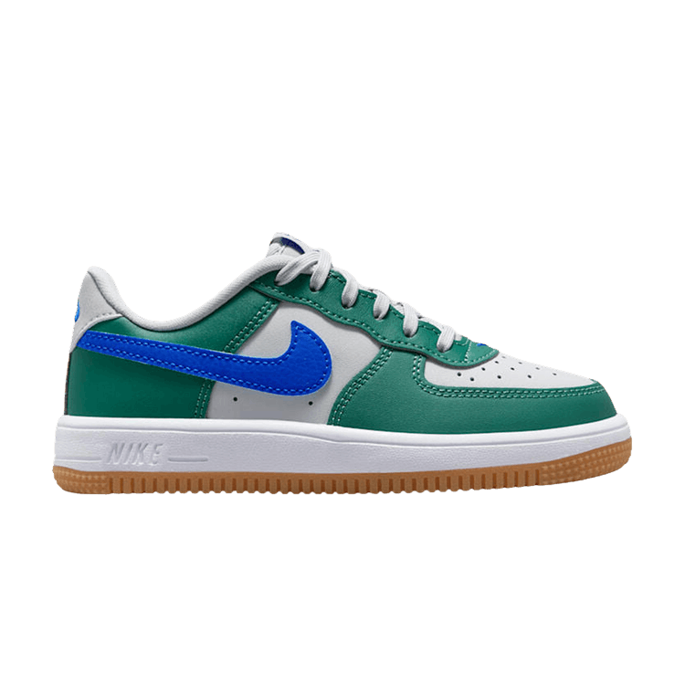 Nike Force 1 Low PS 'Grey Fog Evergreen Aura' — Grey Fog/Evergreen Aura/White/Racer Blue