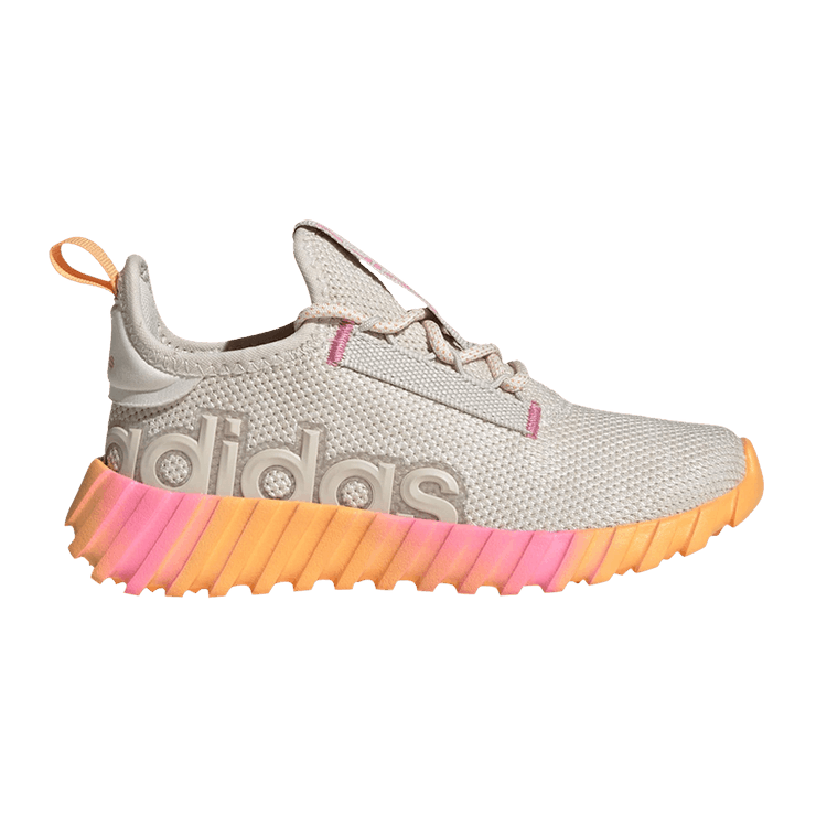 Adidas Kaptir 3.0 K 'Aluminium Hazy Orange' — Aluminium/Bliss Pink/Hazy Orange