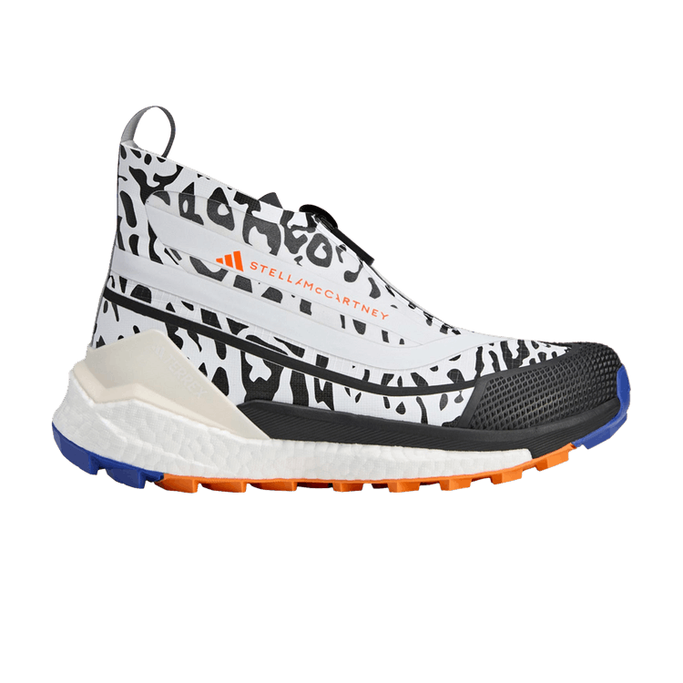 Stella McCartney x adidas Terrex Free Hiker GORE-TEX 'White Black Leopard' — Cloud White/Crew Orange/Core Black