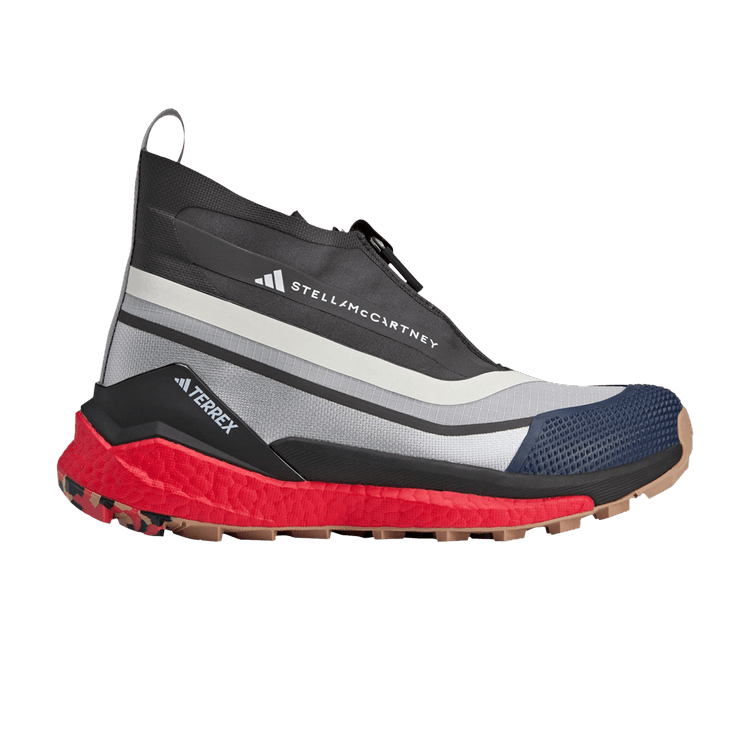 Stella McCartney x adidas Terrex Free Hiker GORE-TEX 'Silver Metallic Active Red' — Silver Metallic/Cloud White/Active Red