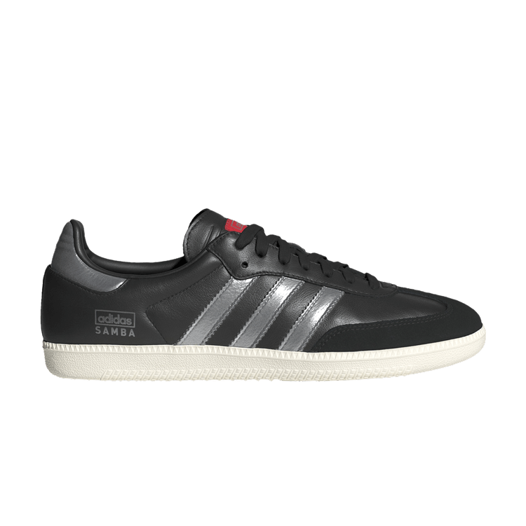 Adidas Samba OG 'Black Silver Metallic' — Core Black/Silver Metallic/Off White