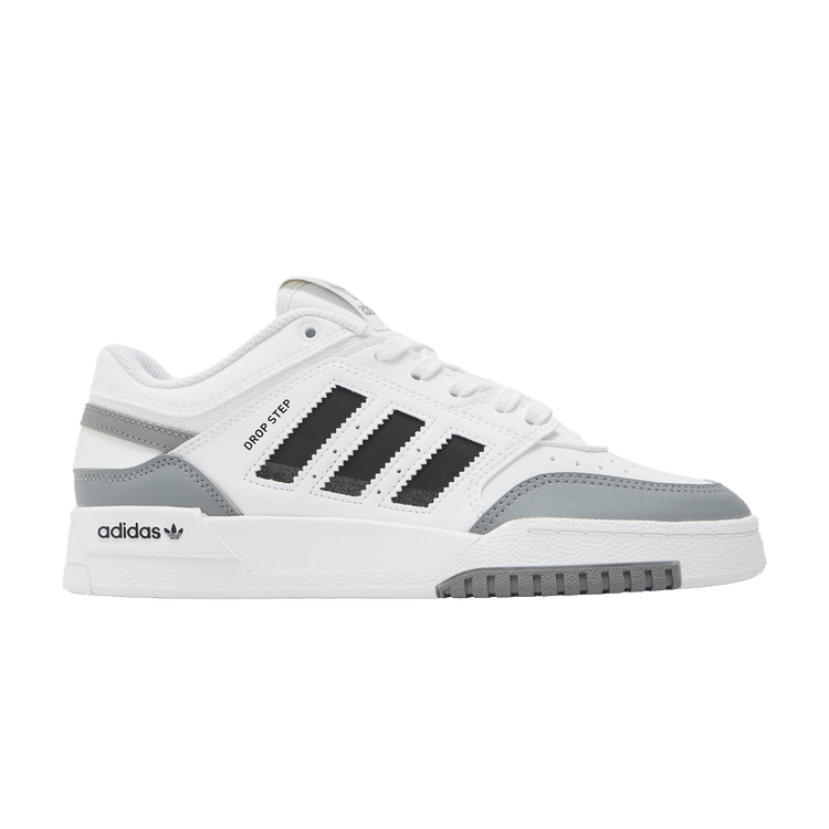 Adidas Drop Step Low J 'White Black Grey' — Cloud White/Core Black/Grey Three