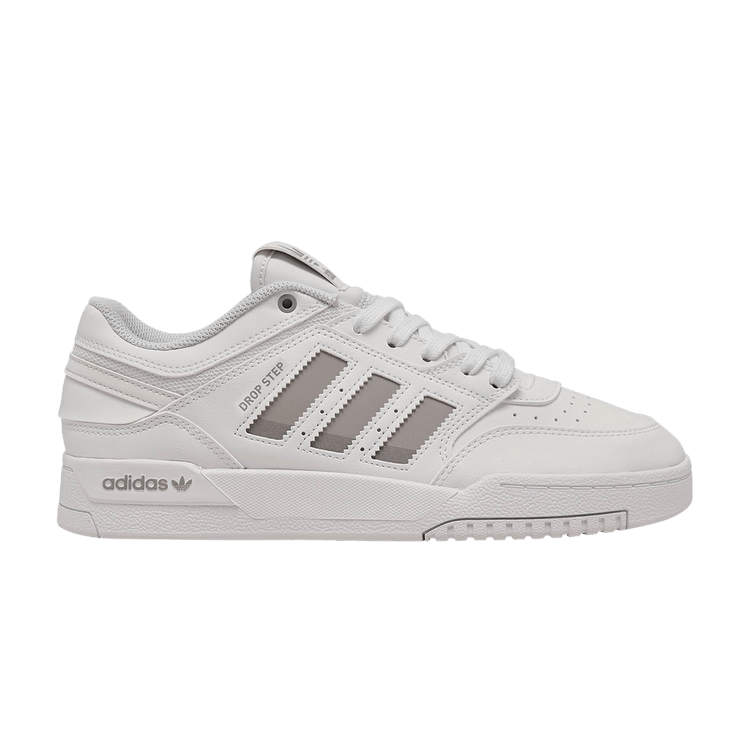Adidas Drop Step Low J 'White Grey' — Footwear White/Grey Two/Silver Metallic