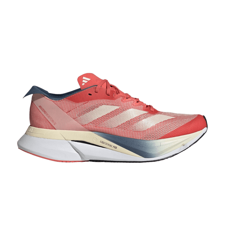 Adidas Wmns Adizero Boston 12 'Boston Marathon 2024' — Preloved Scarlet/Wonder White/Preloved Ink