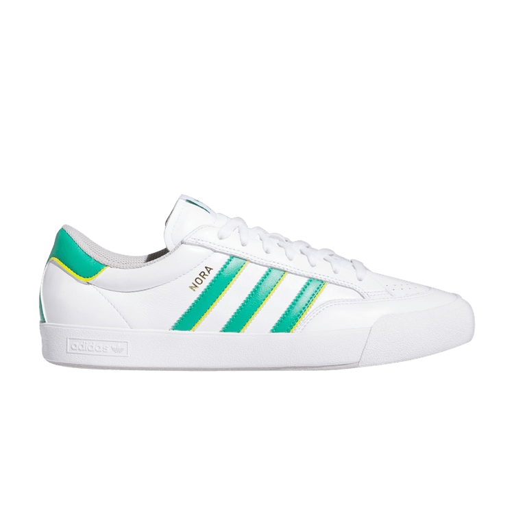 Adidas Nora 'White Court Green Yellow' — Cloud White/Court Green/Yellow