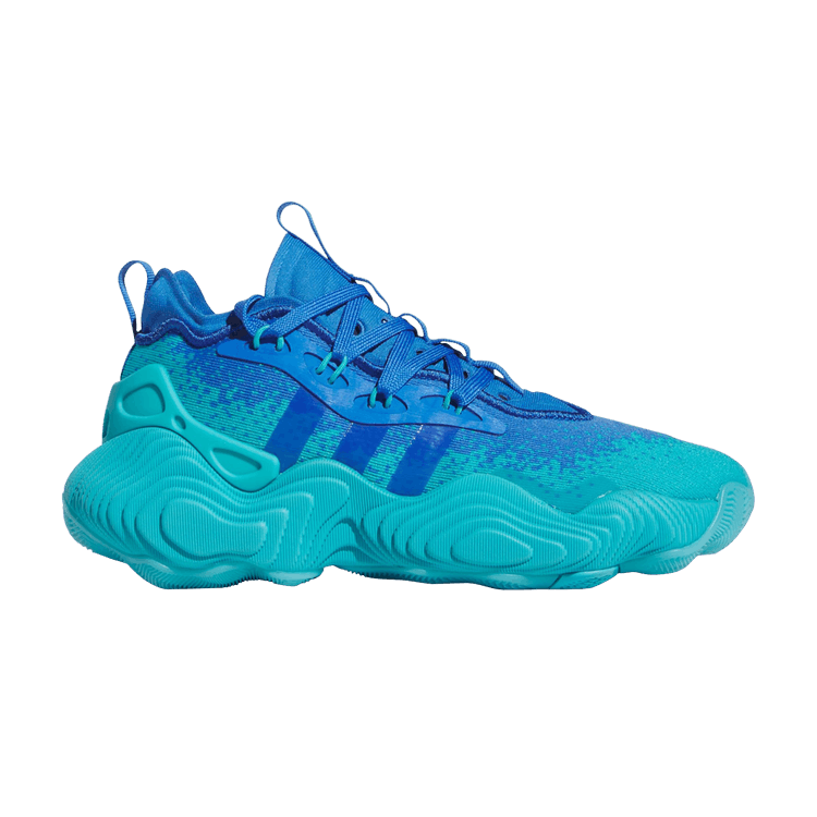 Adidas Trae Young 3 J 'Lucid Cyan' — Lucid Cyan/True Blue/Lucid Cyan