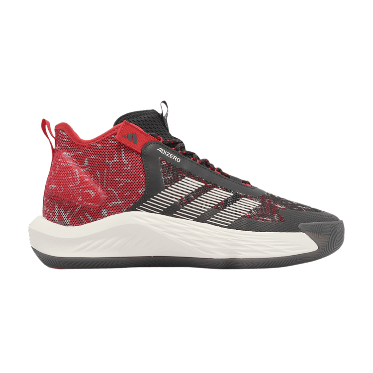 Adidas Adizero Select 'Black Scarlet' — Core Black/Better Scarlet/Off White