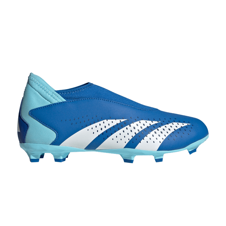 Adidas Predator Accuracy.3 Laceless FG J 'Marinerush Pack' — Bright Royal/Cloud White/Bliss Blue