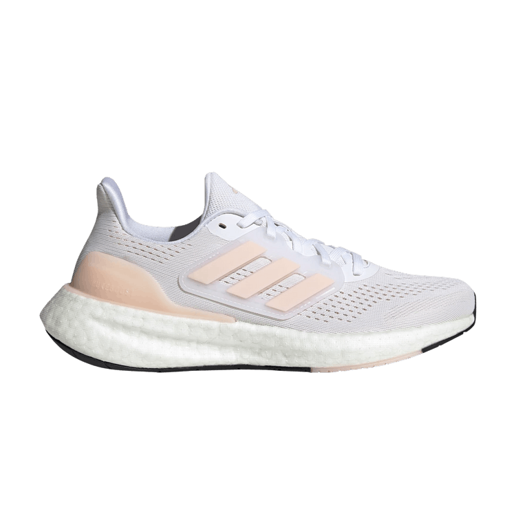 Adidas Wmns PureBoost 23 'White Wonder Quartz' — Cloud White/Wonder Quartz/Core Black