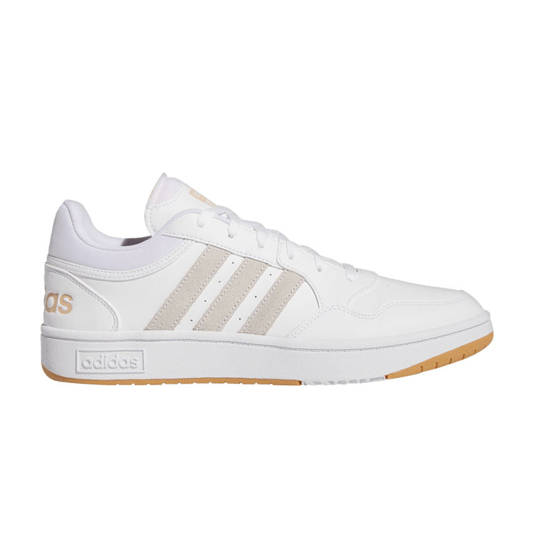Adidas Hoops 3.0 Low 'Classic Vintage - White Magic Beige' — Cloud White/Cloud White/Magic Beige