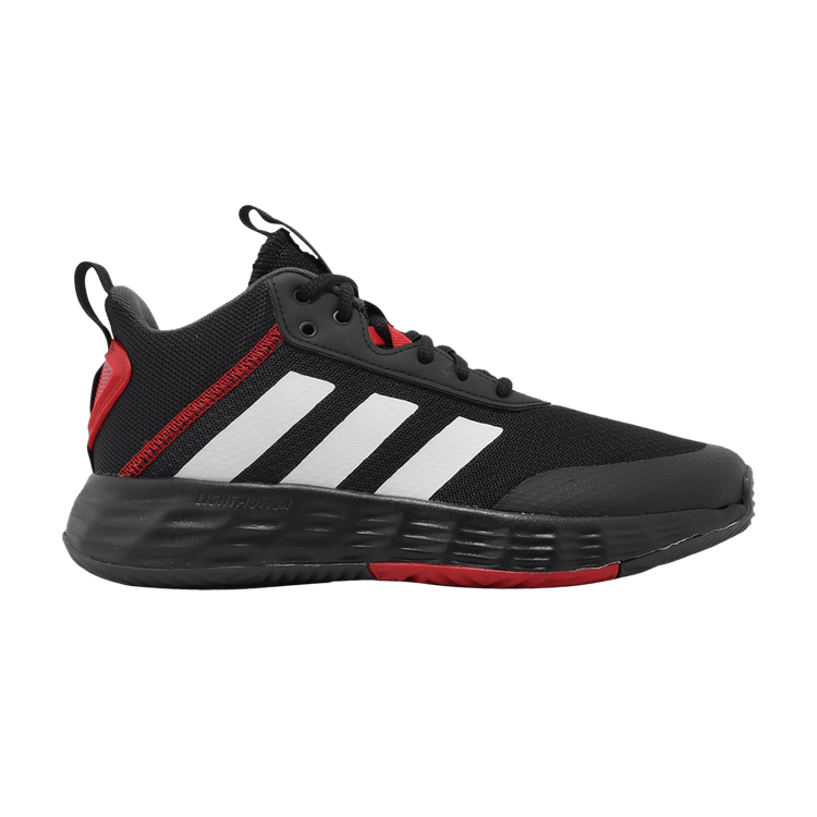 Adidas Own The Game 2.0 K 'Black Vivid Red' — Core Black/Cloud White/Vivid Red