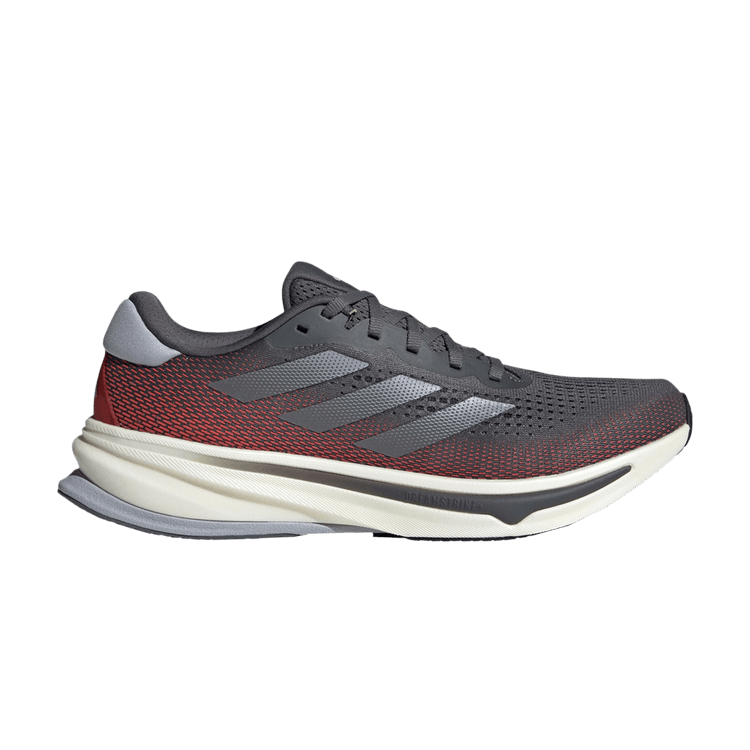 Adidas Supernova Rise 'Grey Red' — Grey Five/Halo Silver/Iron Metallic