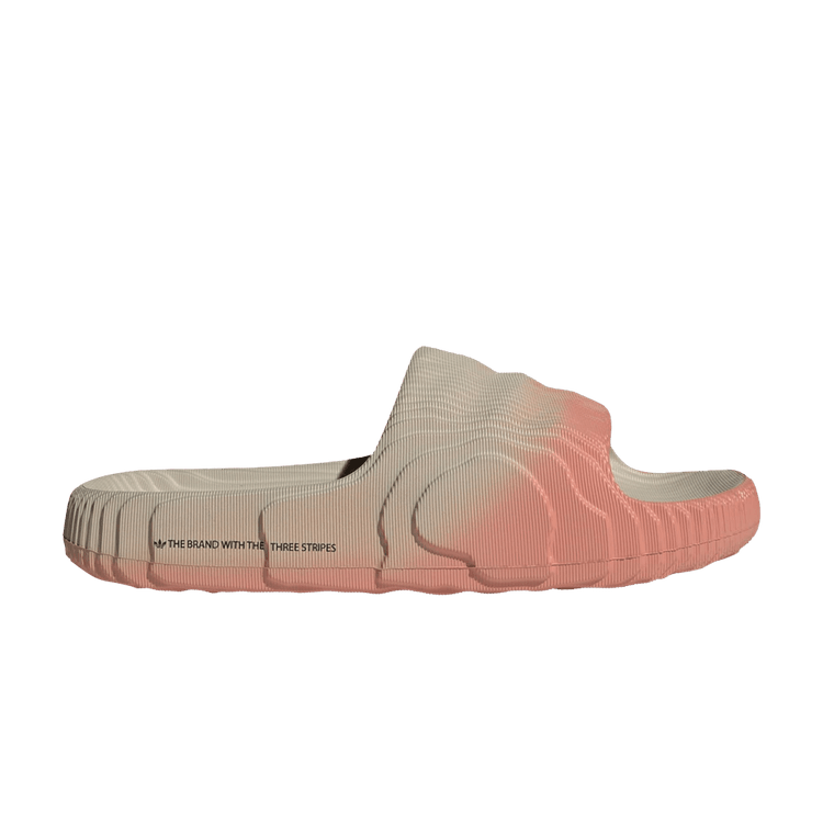 Adidas Adilette 22 Slide 'Wonder Beige Clay' — Wonder Beige/Wonder Clay/Core Black