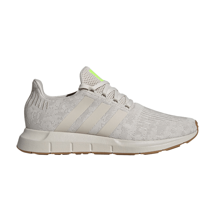 Adidas Swift Run 1 'Aluminium Lucid Lemon' — Aluminium/Aluminium/Lucid Lemon