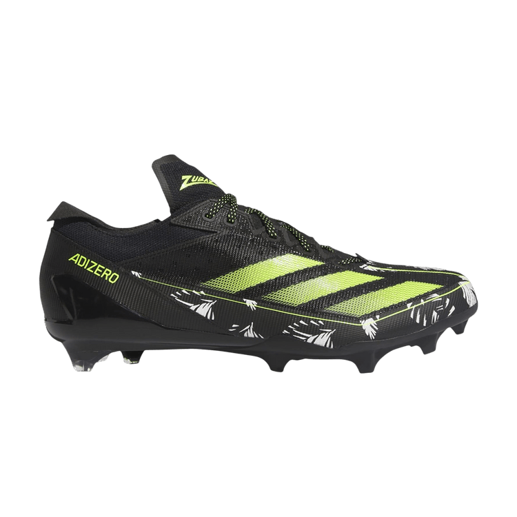 Zubaz x adidas Adizero Electric 'Black Solar Yellow Leaves' — Core Black/Team Solar Yellow/Cloud White