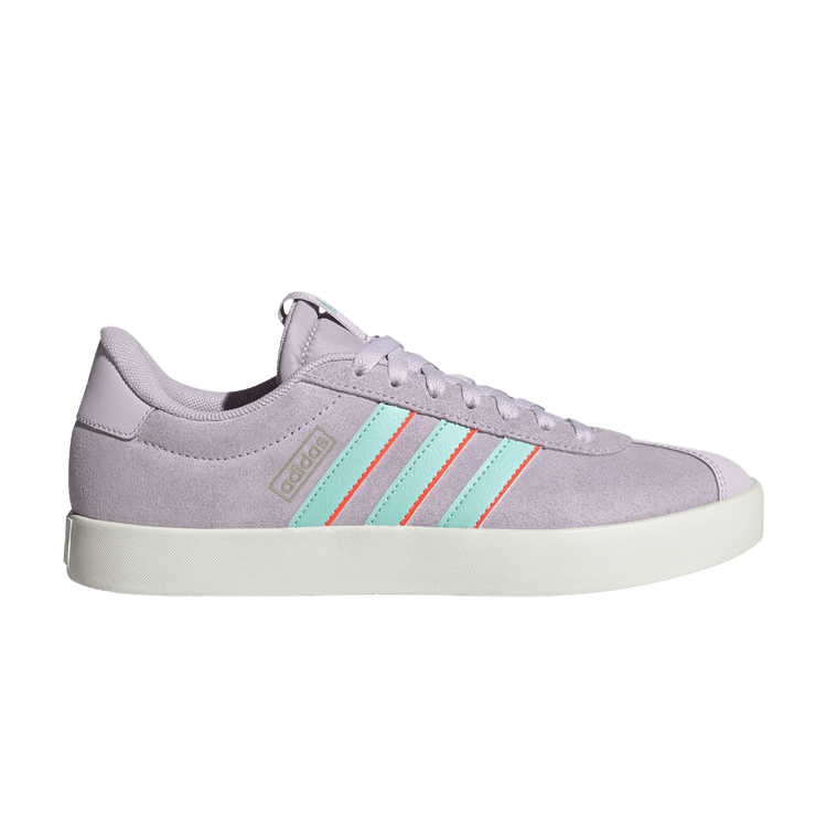 Adidas Wmns VL Court 3.0 'Ice Lavender Aqua Red' — Ice Lavender/Semi Flash Aqua/Solar Red