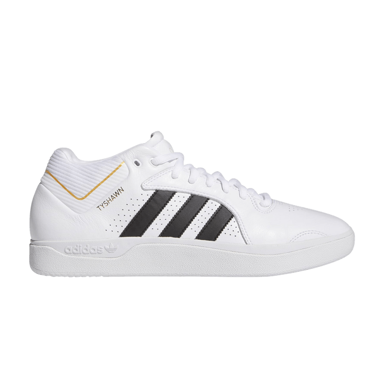 adidas Tyshawn Remastered 'White Black Gold' — Cloud White/Core Black/Gold Metallic