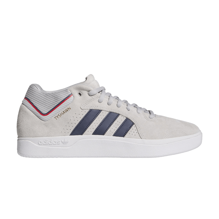 Adidas Tyshawn 'Grey Collegiate Navy' — Grey Two/Collegiate Navy/Gold Metallic