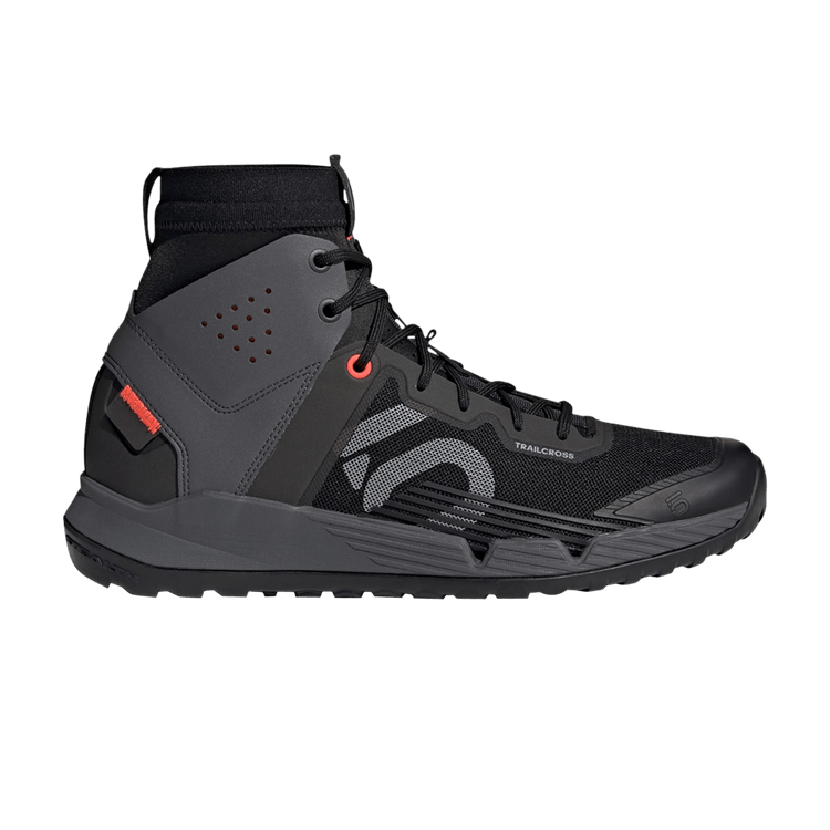 Adidas Five Ten Trailcross Mid Pro 'Black Grey' — Core Black/Grey Two/Solar Red