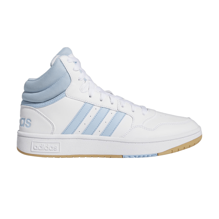 Adidas Wmns Hoops 3.0 Mid 'White Clear Sky Gum' — Cloud White/Clear Sky/Gum