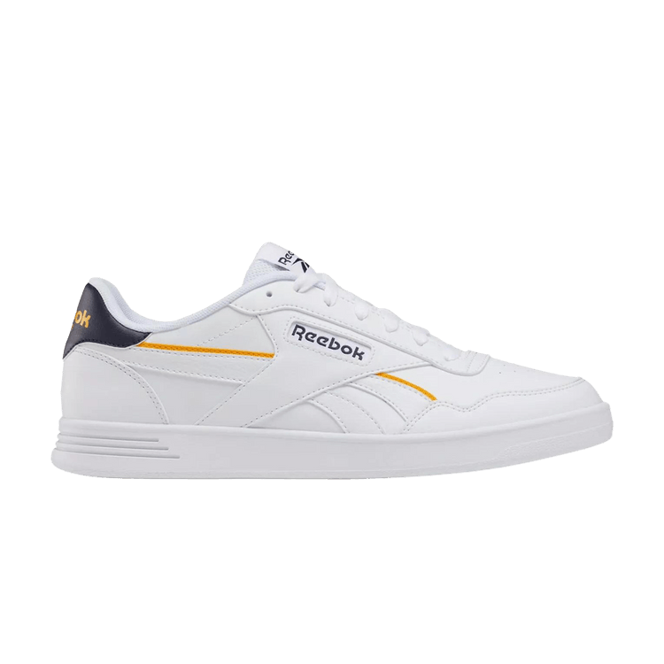 Reebok Court Advance Vegan 'White Vector Navy Gold' — Footwear White/Vector Navy/Collegiate Gold
