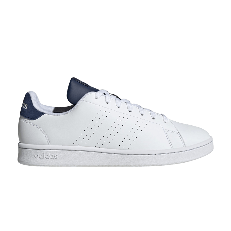 Adidas Advantage 'White Dark Blue' — Cloud White/Cloud White/Dark Blue