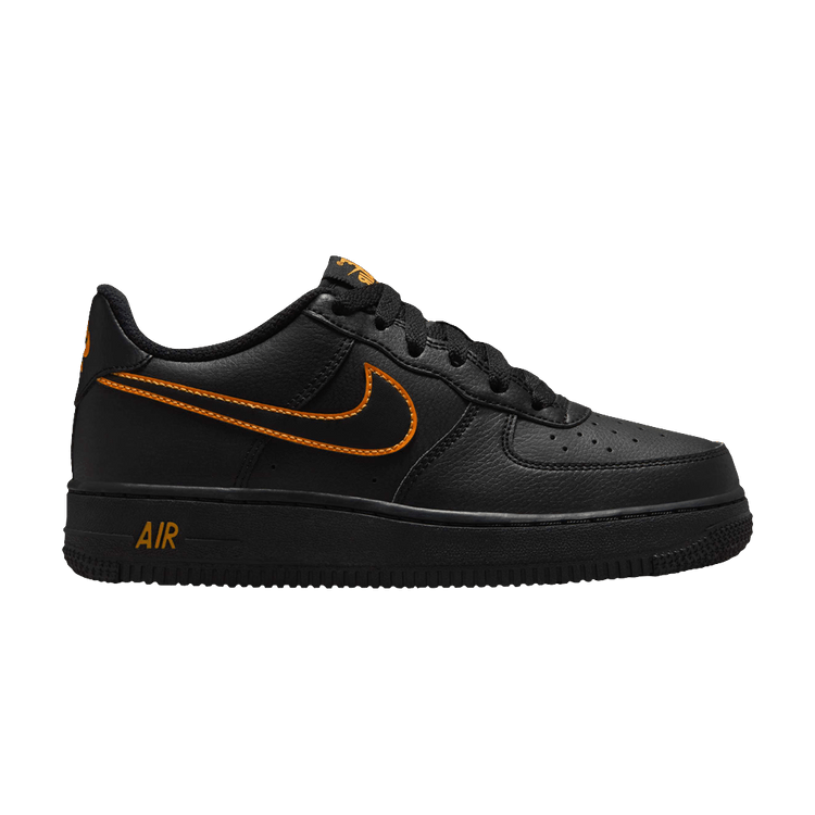 Nike Air Force 1 Low GS 'Black Sundial' — Black/Sundial