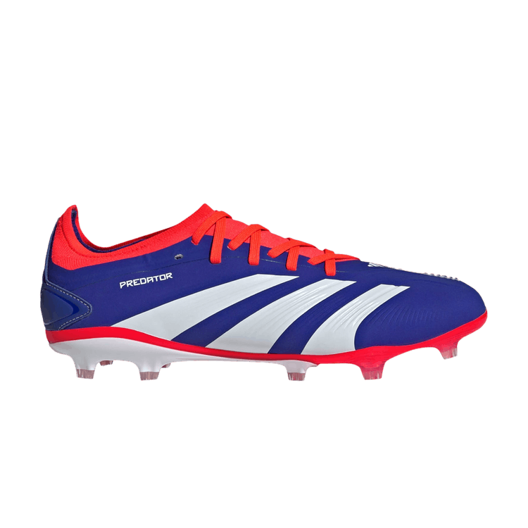 Adidas Predator 24 Pro FG 'Advancement Pack' — Cloud White/Solar Red/Lucid Blue
