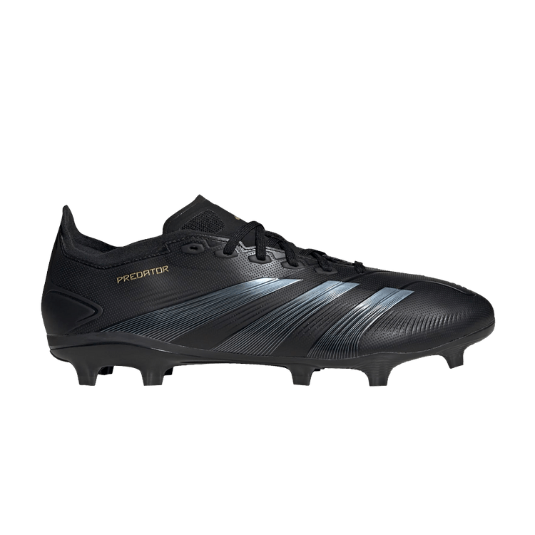 Adidas Predator 24 League FG 'Dark Spark Pack' — Core Black/Carbon/Gold Metallic