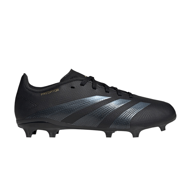 Adidas Predator 24 League FG K 'Dark Spark Pack' — Core Black/Carbon/Gold Metallic
