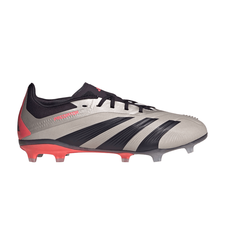 Adidas Predator 24 Elite FG K 'Vivid Horizon Pack' — Platinum Metallic/Aurora Black/Carbon