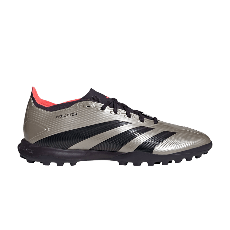 Adidas Predator 24 League TF 'Vivid Horizon Pack' — Platinum Metallic/Aurora Black/Turbo
