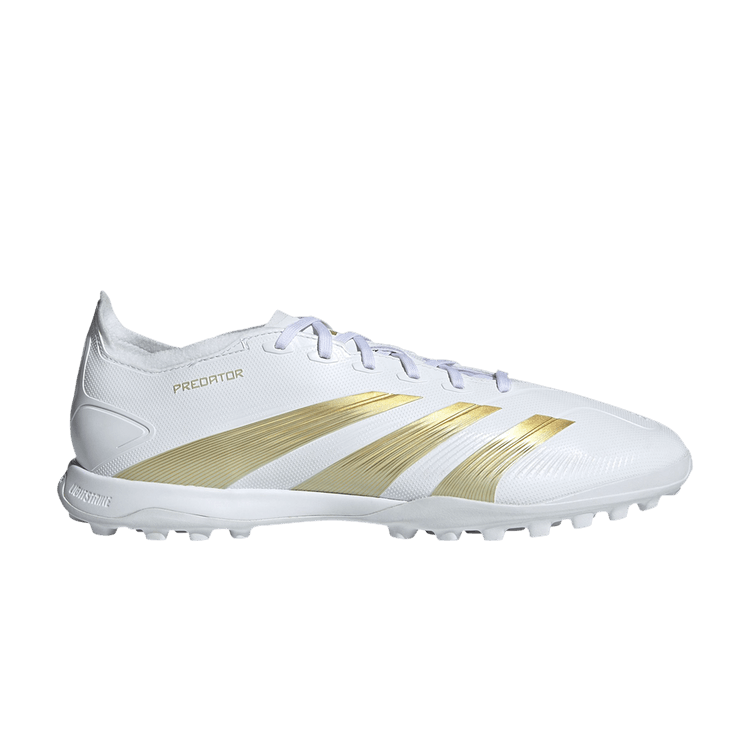 Adidas Predator League TF 'Day Spark Pack' — Cloud White/Gold Metallic/Sandy Beige Metallic