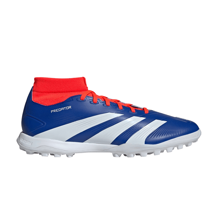 Adidas Predator 24 League Mid TF 'Advancement Pack' — Lucid Blue/Cloud White/Solar Red