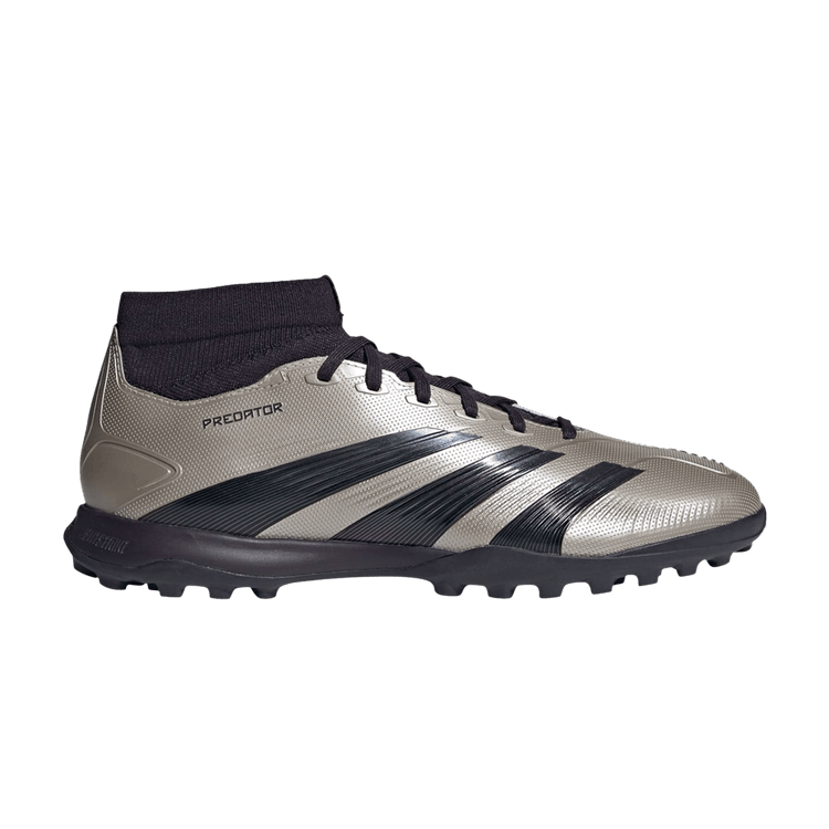 Adidas Predator 24 League Mid TF 'Vivid Horizon Pack' — Platinum Metallic/Aurora Black/Turbo